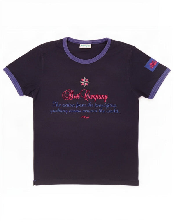 Best Company Camiseta estampada para hombre, talla grande, color azul marino