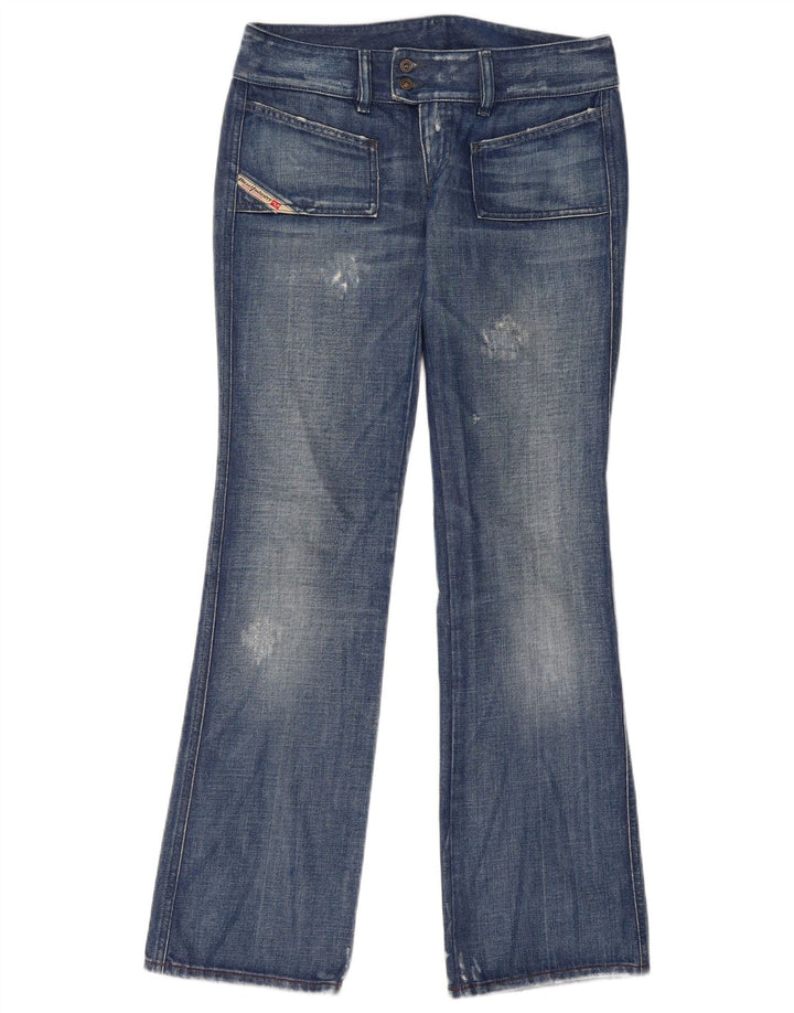 Diesel Mujer Vaqueros Bootcut Desgastados W29 L33 Algodón Azul