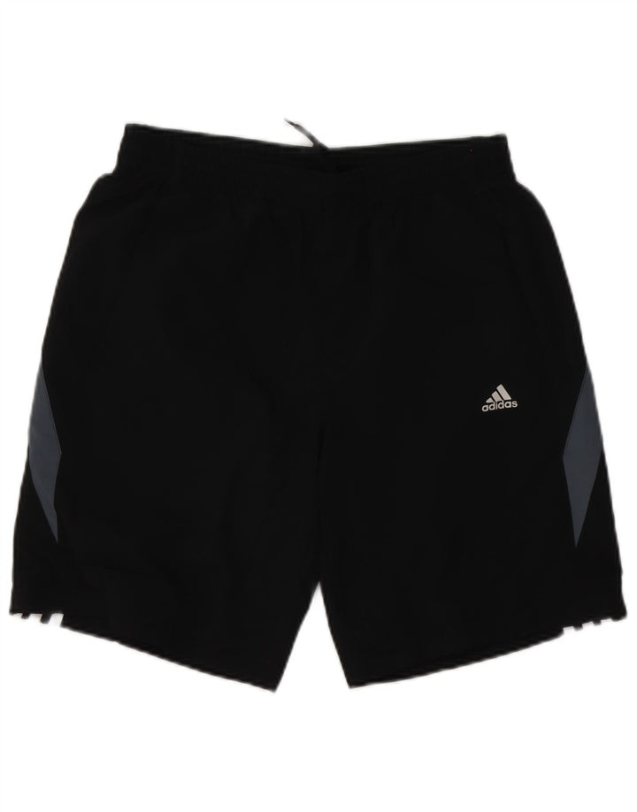 Adidas Mens Climalite Sport Shorts Pequeño Negro Colorblock Poliéster