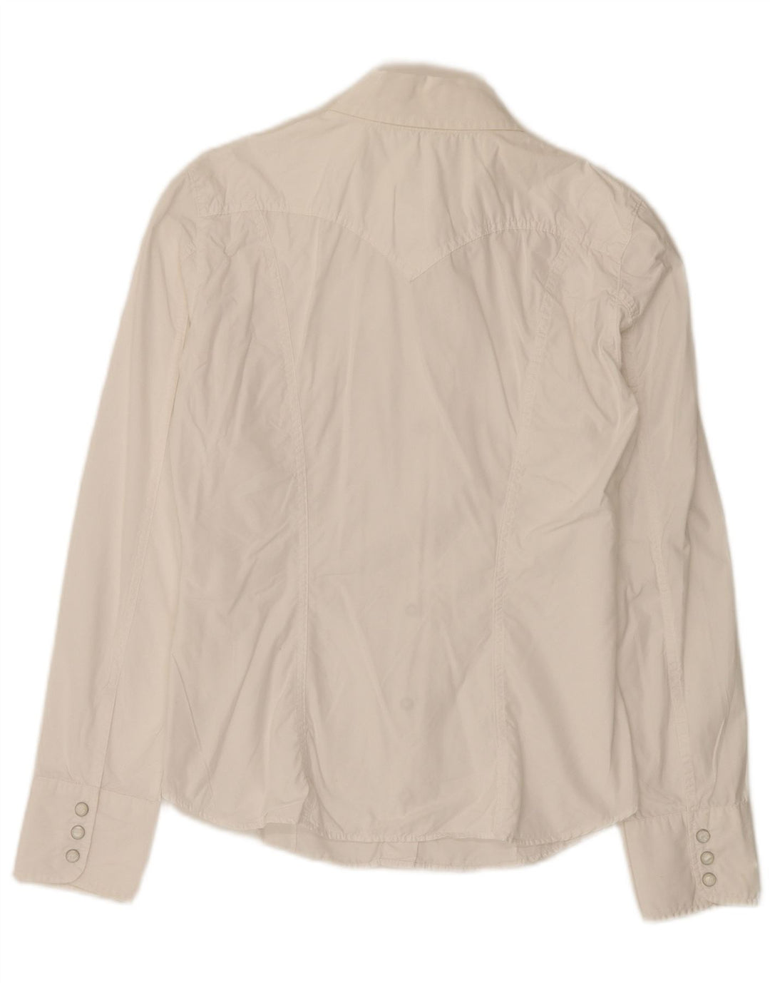 Camisa Gas Mujer UK 44 Grande Blanco