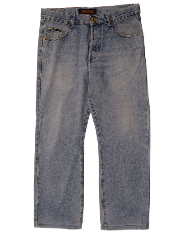 Vaqueros rectos para hombre Rica Lewis W33 L28 azul