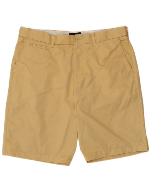 Marks & Spencer Pantalones cortos chinos para hombre W36 Algodón amarillo grande