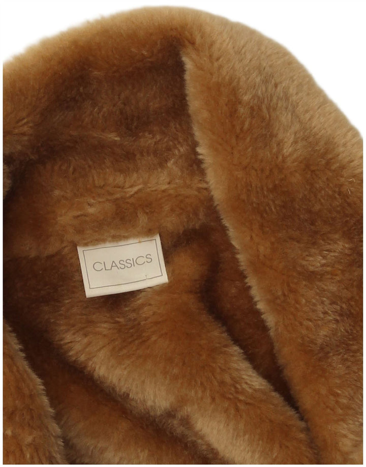 Abrigo Sherpa Classics para mujer ES 40 XL Poliéster beige