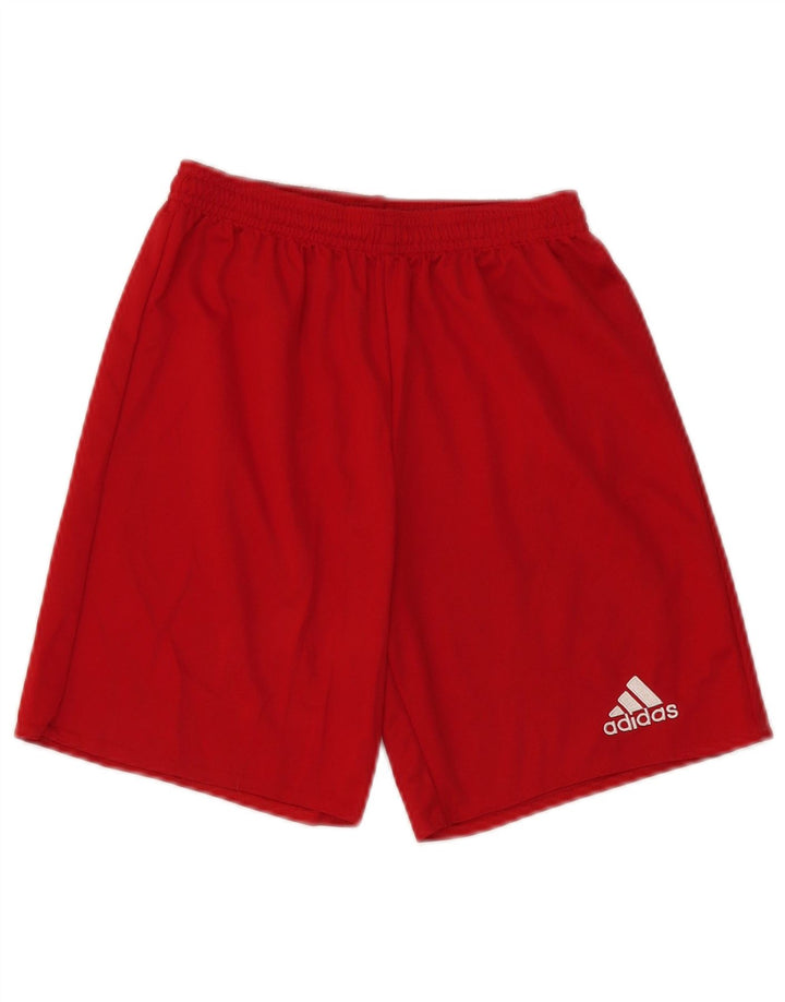 Adidas Chicos Climalite Sport Shorts 13-14 Años Rojo Poliéster