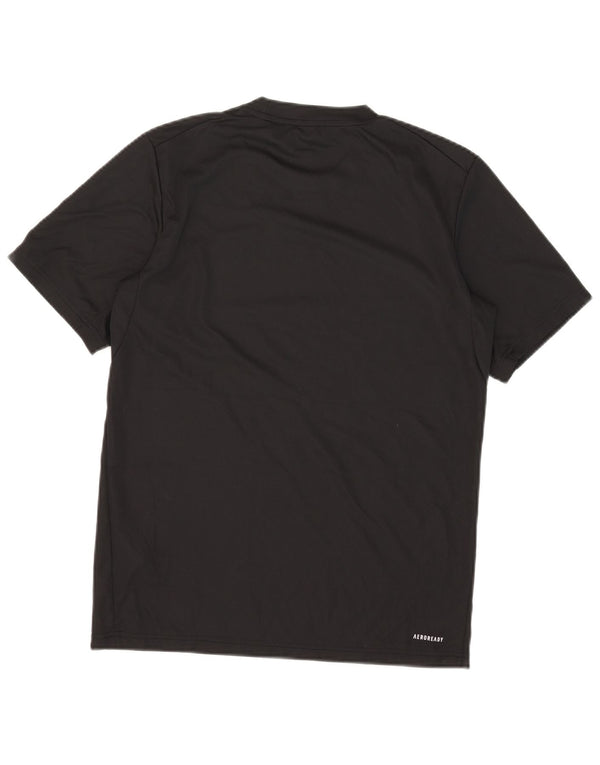 Adidas Hombre Aeroready Camiseta Top Pequeño Poliéster Negro