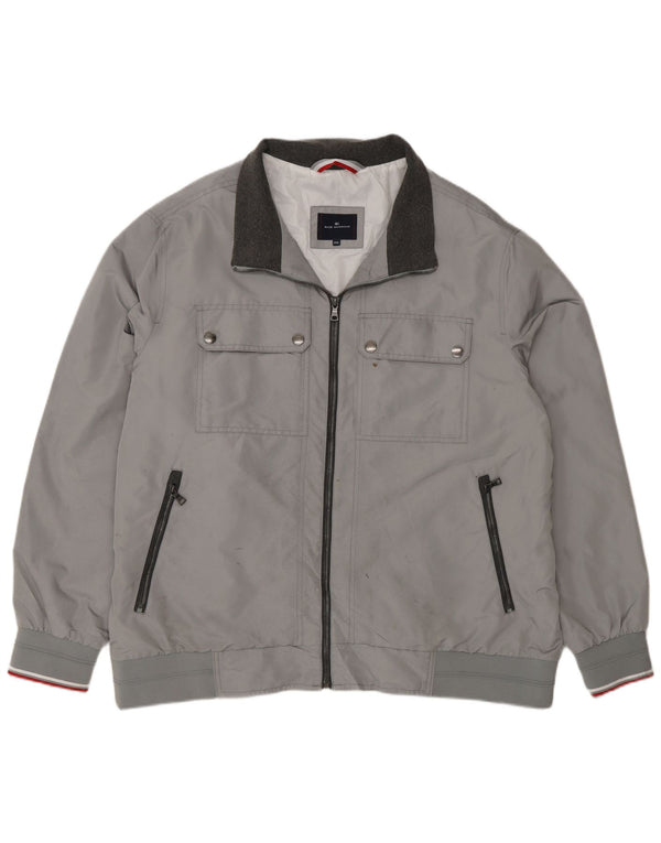 Marks & Spencer Chaqueta Bomber Azul Harbor para Hombre 3XL Poliéster Gris