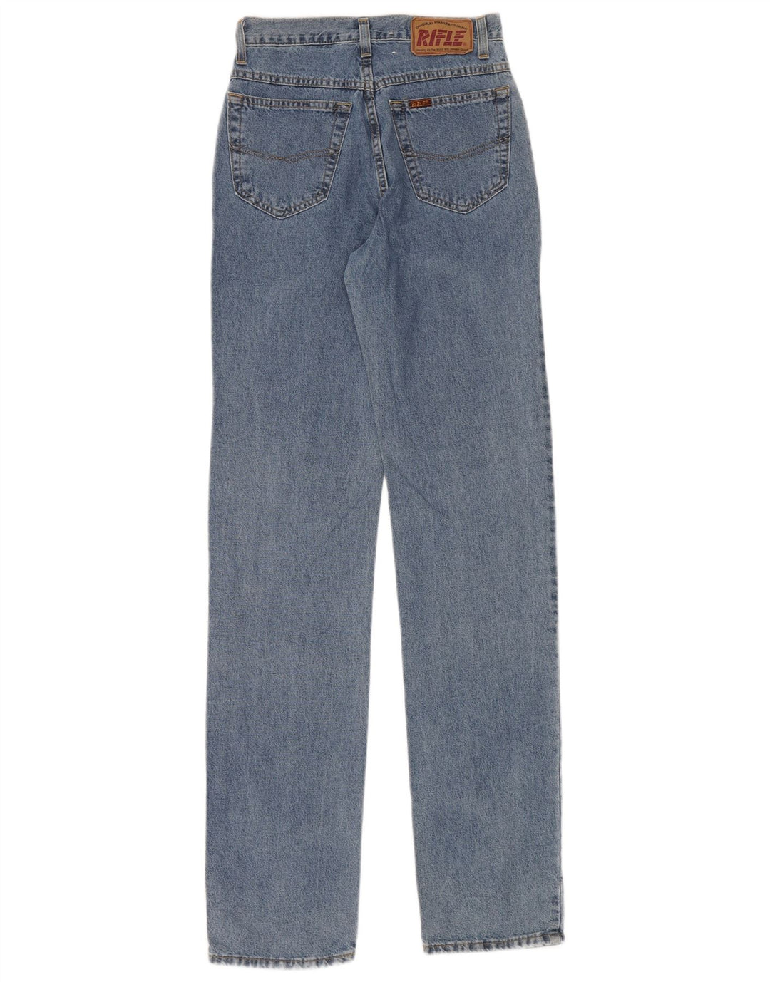 Vaqueros rectos para mujer Rifle W28 L34 Algodón azul