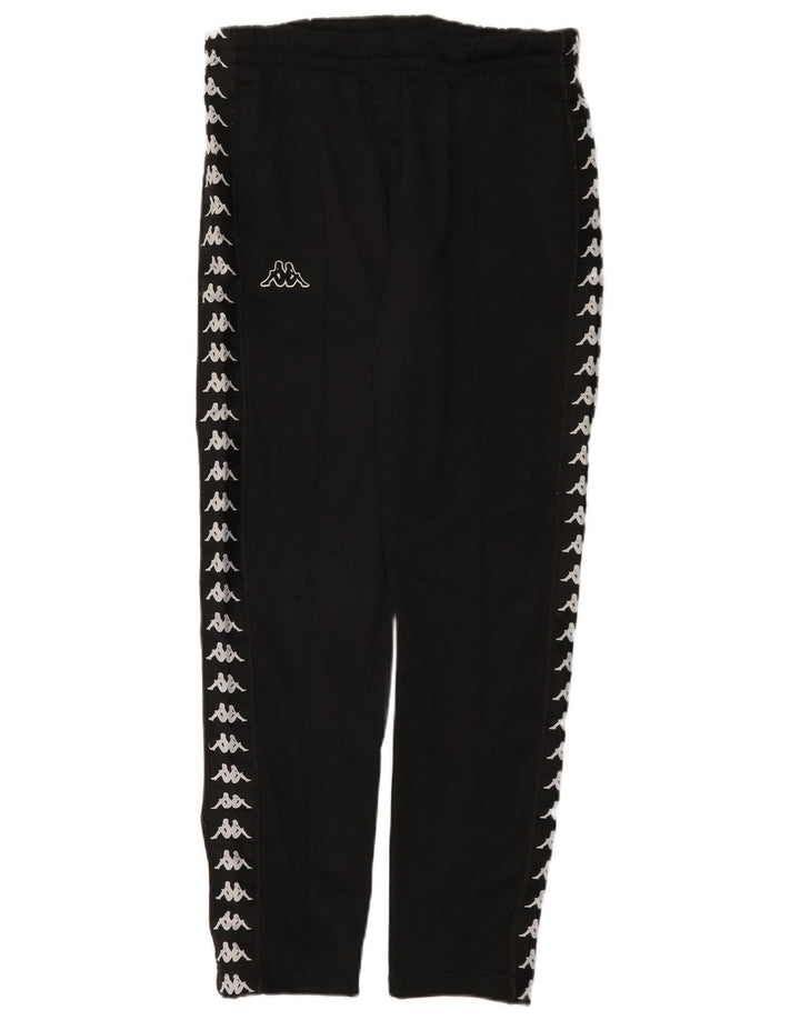 Kappa Hombre Pantalones De Chándal Gráfico Joggers Medium Negro Poliéster