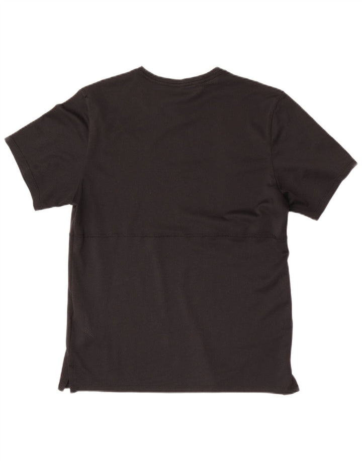 Nike Mujer Dri Fit Camiseta Top UK 10 Small Negro Poliéster