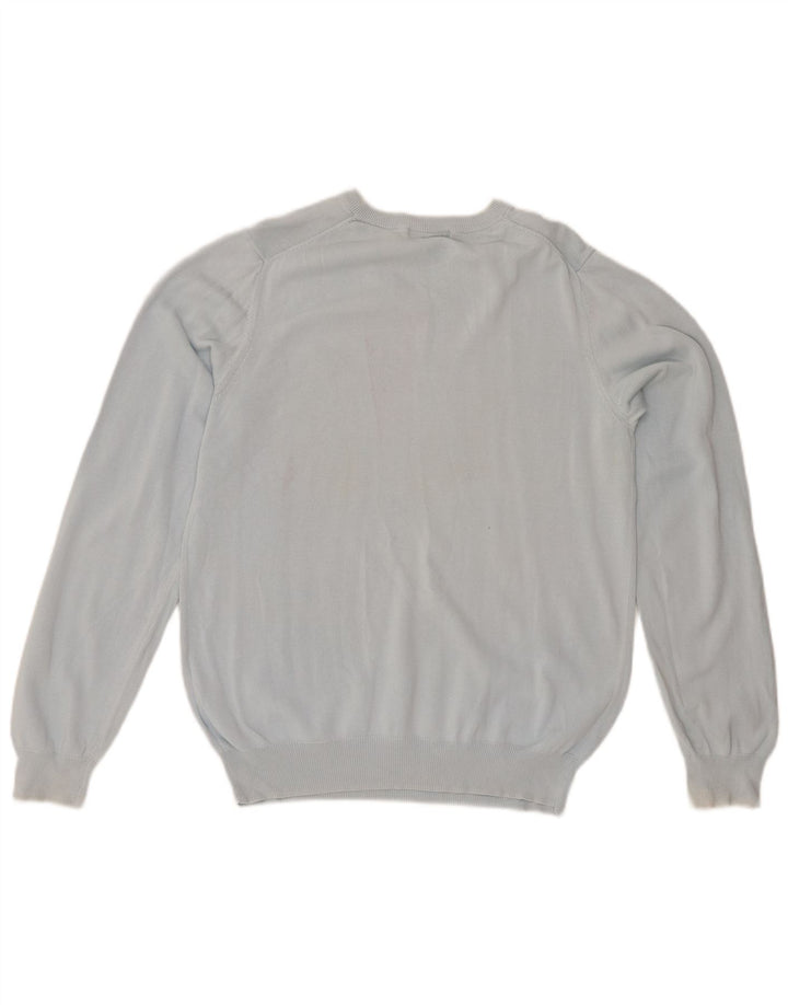 LYLE & SCOTT Suéter Club con Cuello en V para Hombre Azul Pequeño