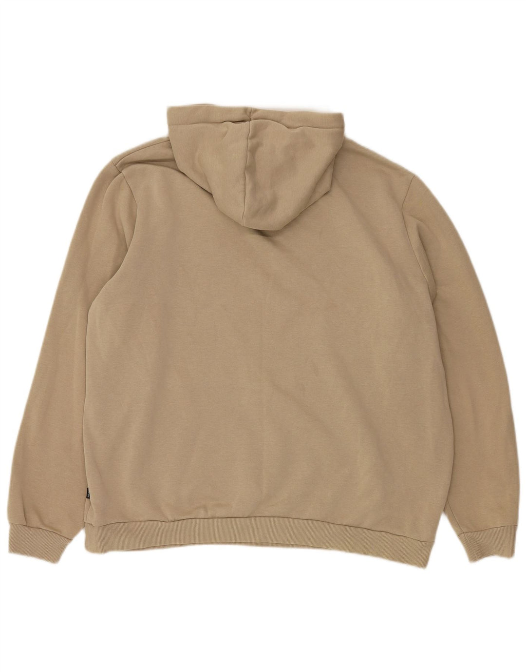 PUMA Sudadera con capucha gráfica para hombre XL Algodón beige