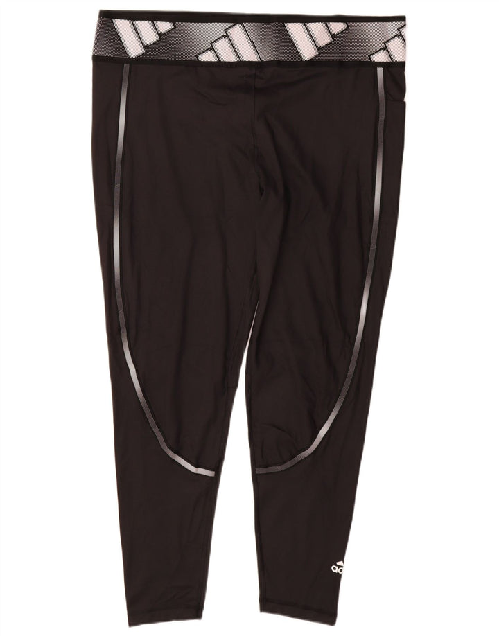 Adidas Leggings gráficos para mujer ES 24/26 2XL Negro Poliéster
