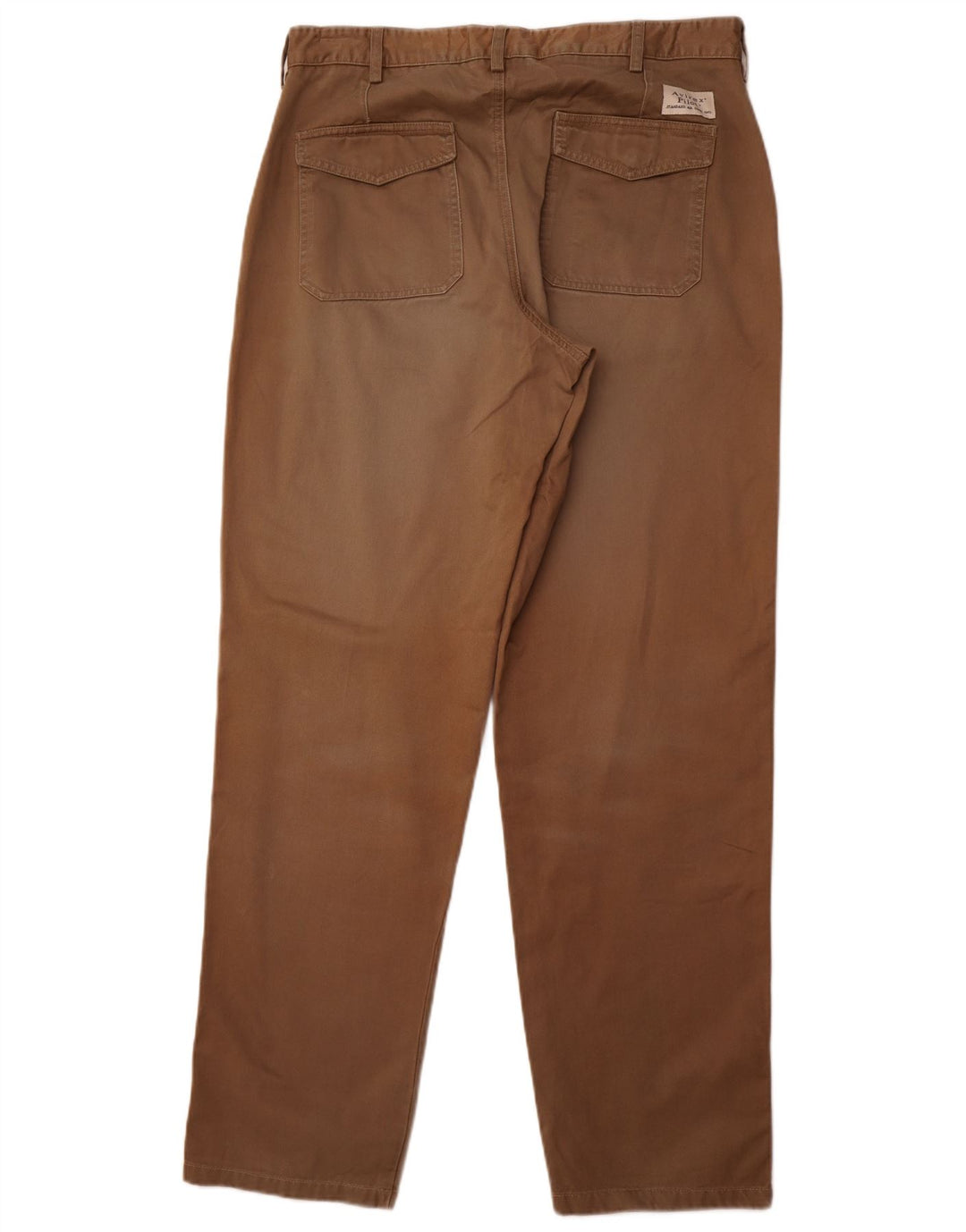 AVIREX Pantalón chino recto para hombre W34 L33 Algodón marrón