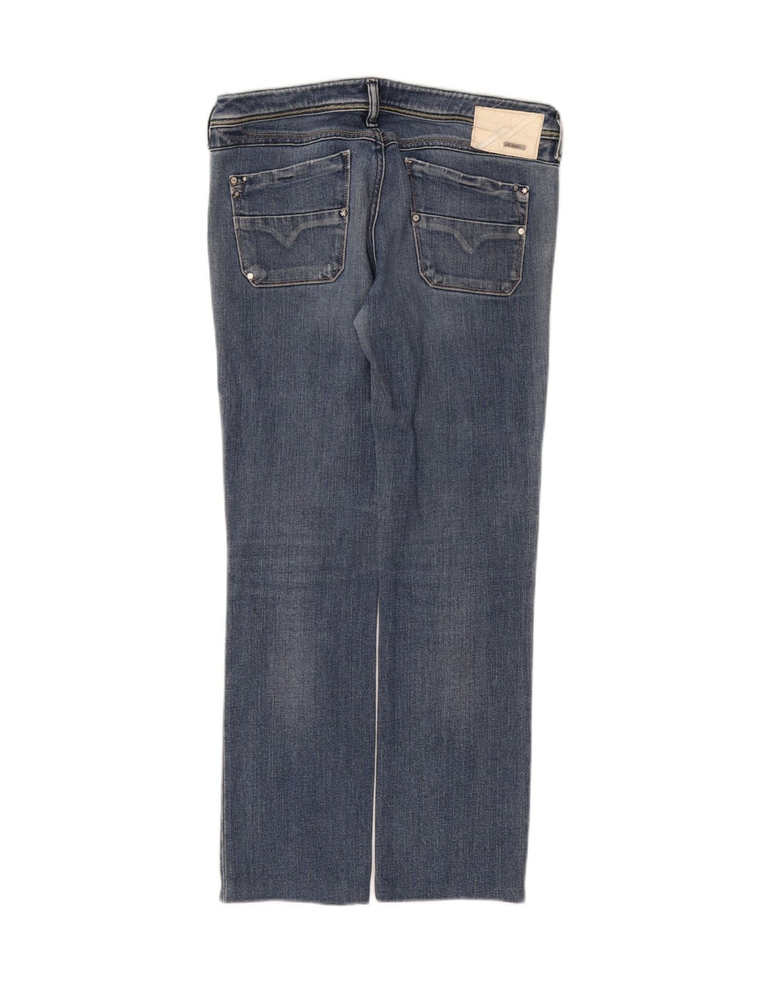 Diesel Mujer Lowky Vaqueros Rectos W32 L28 Algodón Azul