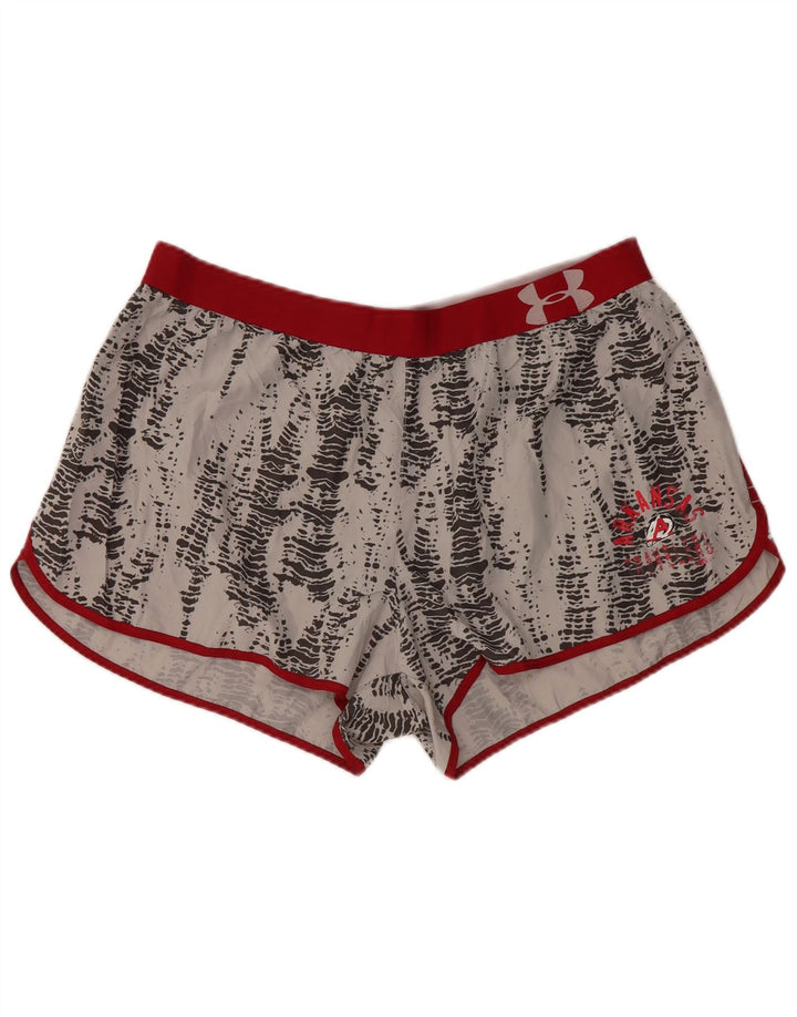 UNDER ARMOUR Pantalones cortos deportivos con estampado abstracto para hombre XL Poliéster gris