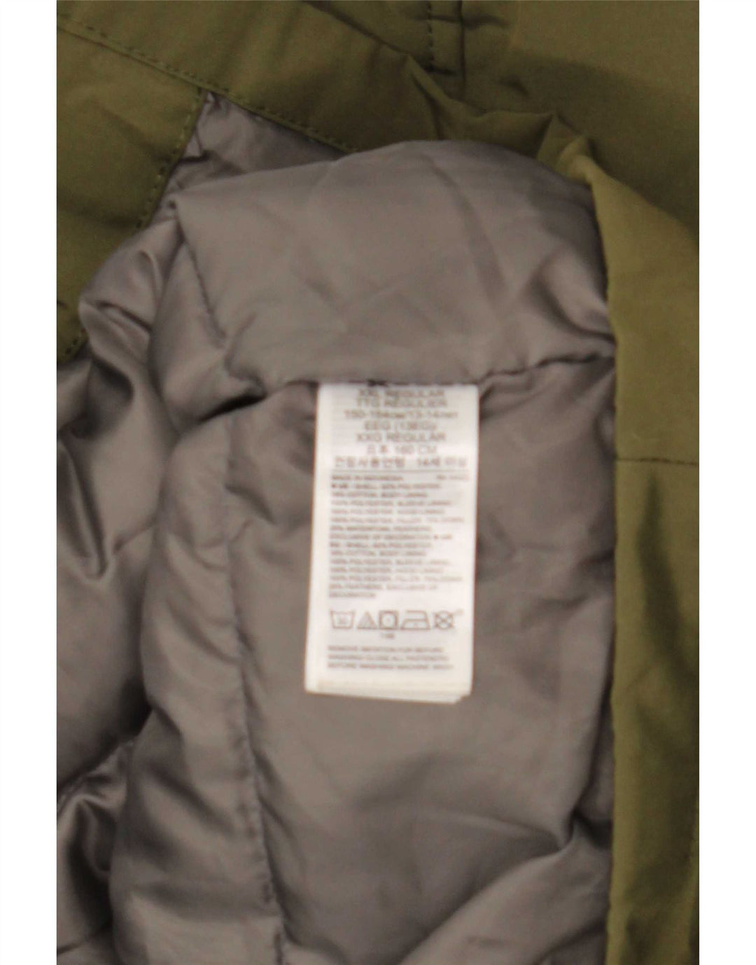 Gap Parka con capucha para niño 13-14 años Caqui Poliéster