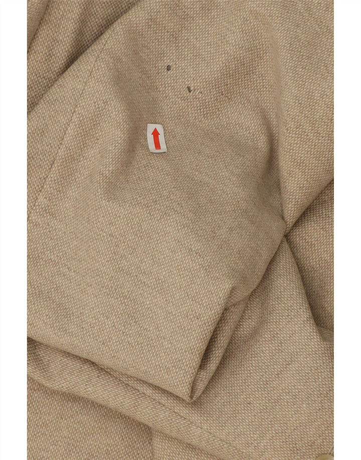 Hugo Boss Chaqueta tipo blazer de 2 botones para hombre EU 52 XL Lana virgen beige