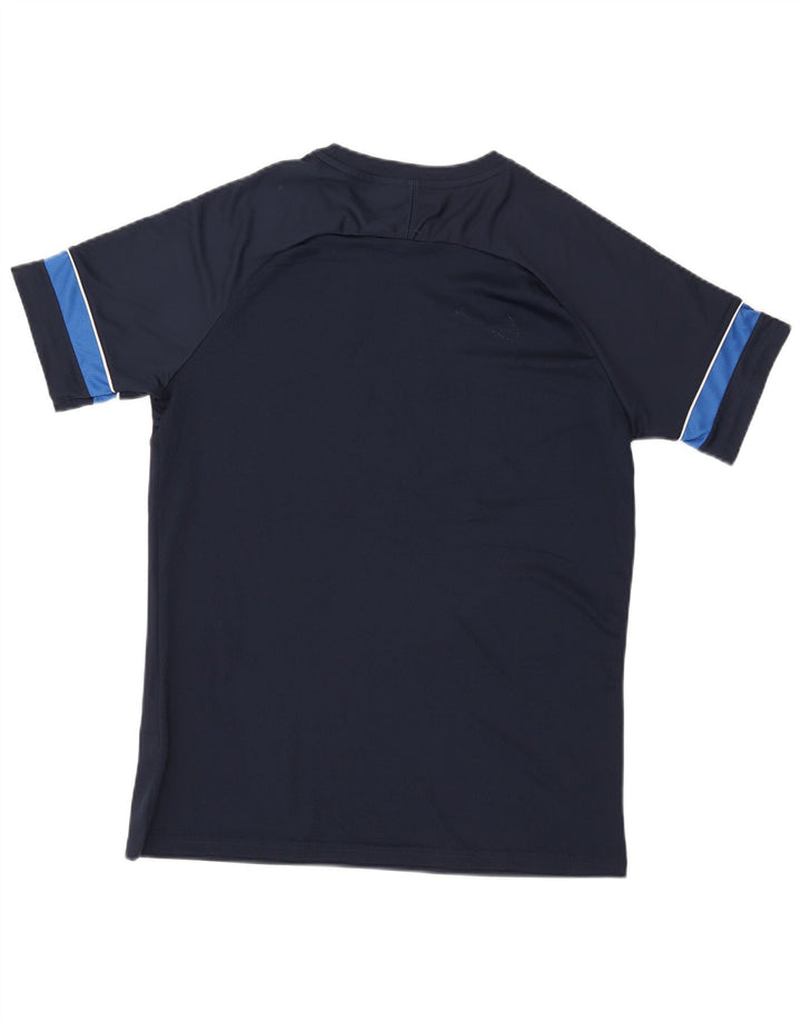 Camiseta Nike Dri Fit para hombre, talla grande, color azul marino, poliéster
