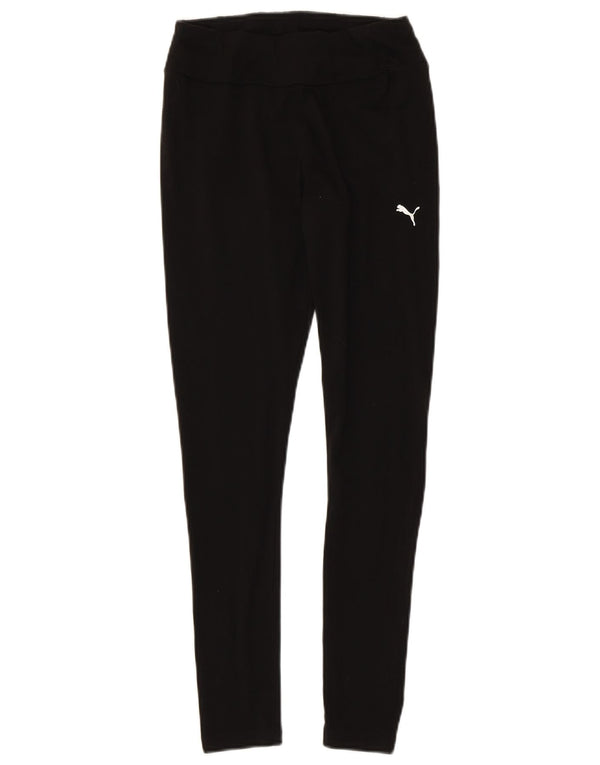 Puma Leggings para mujer Reino Unido 8 Pequeño Algodón Negro