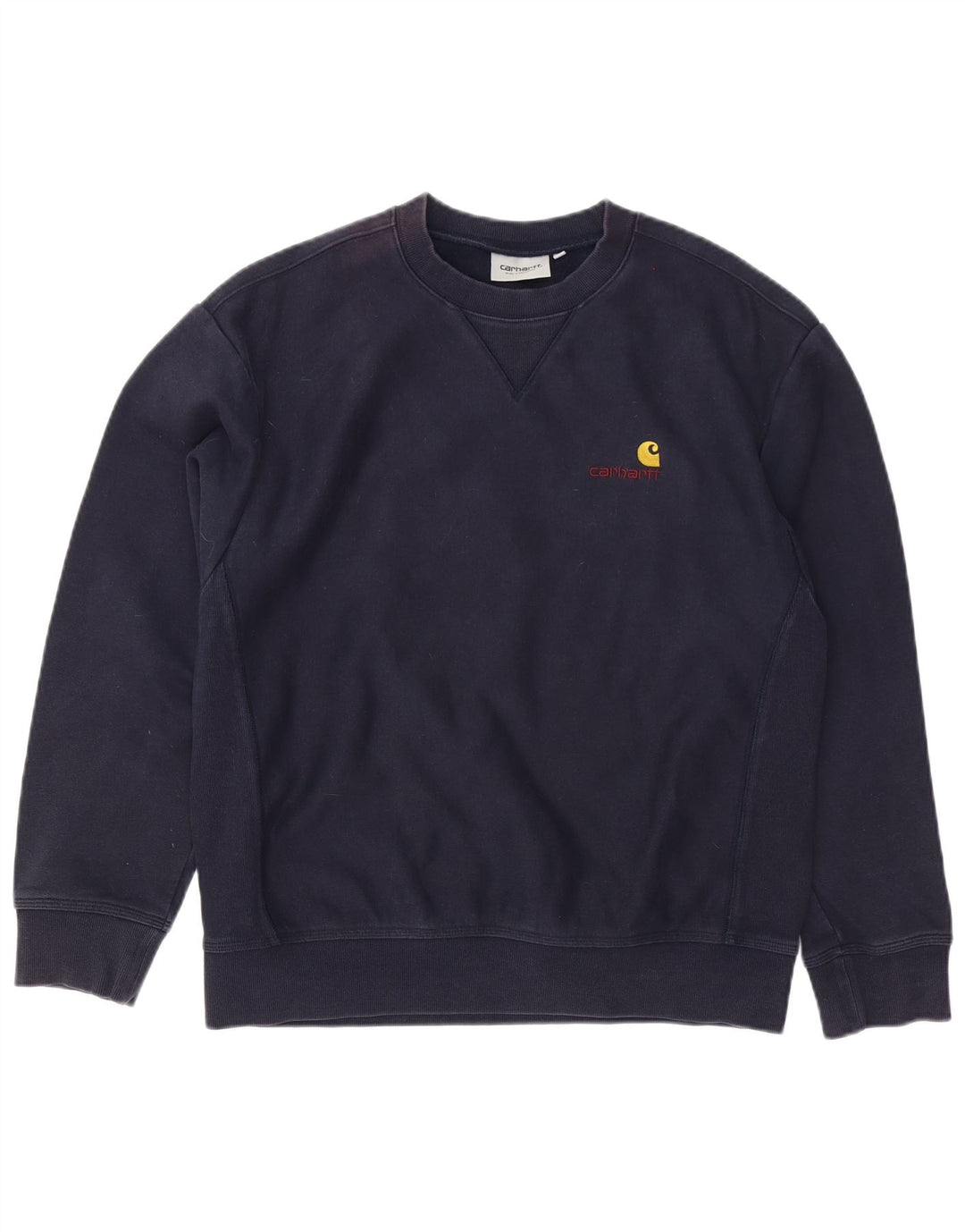 Carhartt Hombre Sudadera Jumper Medium Azul Marino Algodón