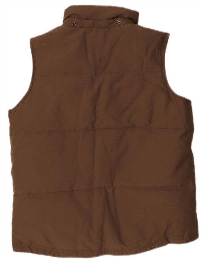 Crew Clothing Chaleco acolchado para mujer UK 8 Small Marrón Poliéster