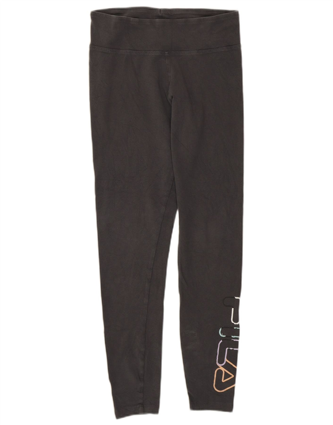 Fila Leggings gráficos para mujer Reino Unido 10 Pequeño algodón gris