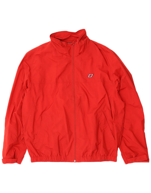 Lotto Chubasquero Hombre UK 46 3XL Nylon Rojo