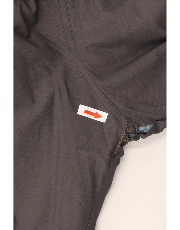 Superdry Chaqueta Cortavientos Con Capucha Para Mujer UK 44 Nylon Gris Medio