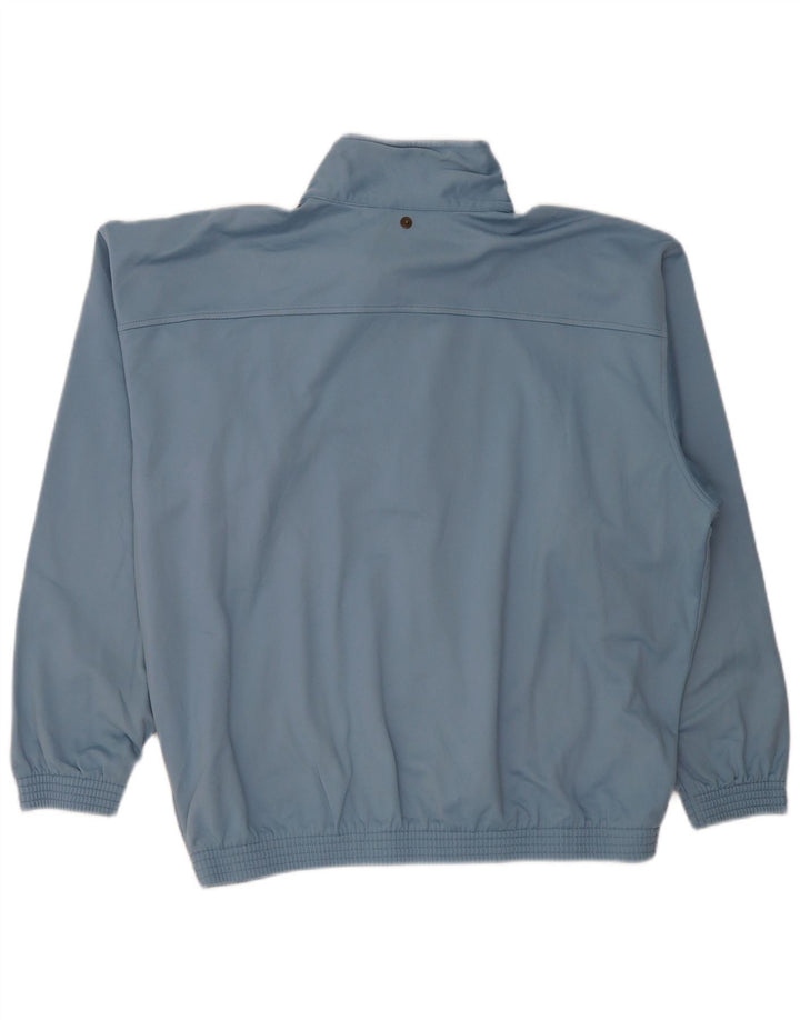 Champion Chaqueta de chándal para hombre, poliéster azul grande