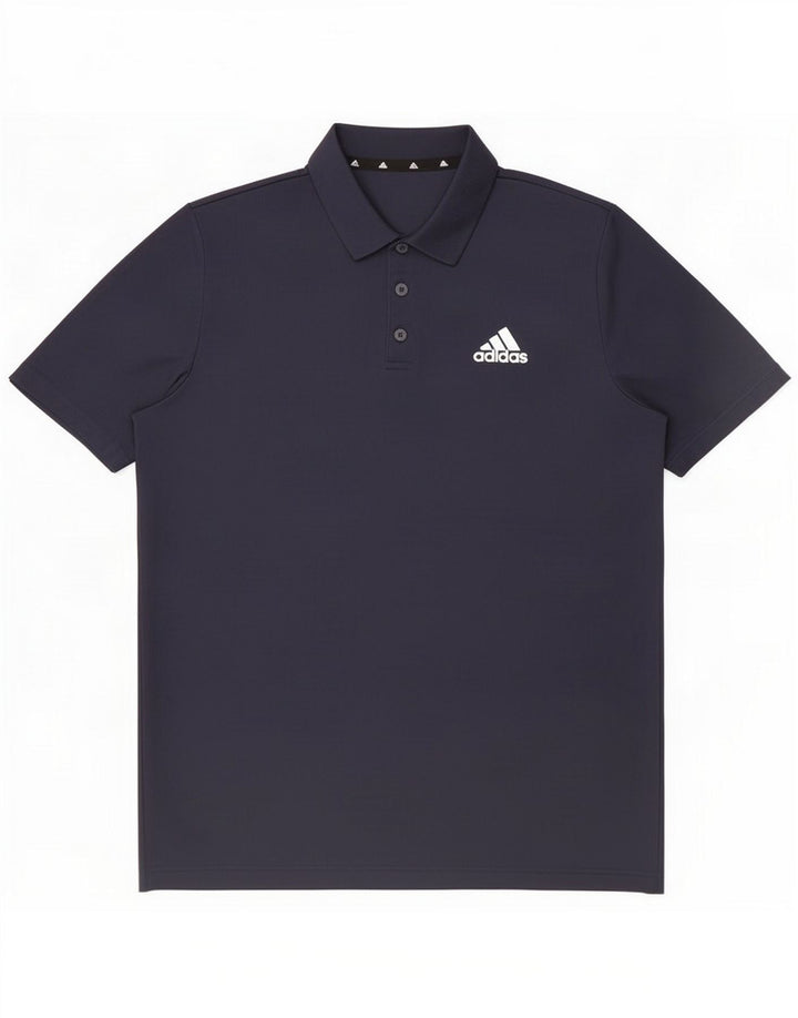Polo Adidas para hombre grande azul marino Poliéster