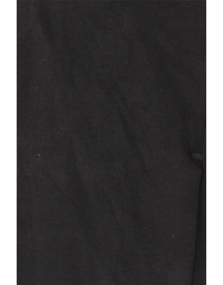 Nike - Sudadera con capucha y cremallera para hombre, talla pequeña, algodón negro