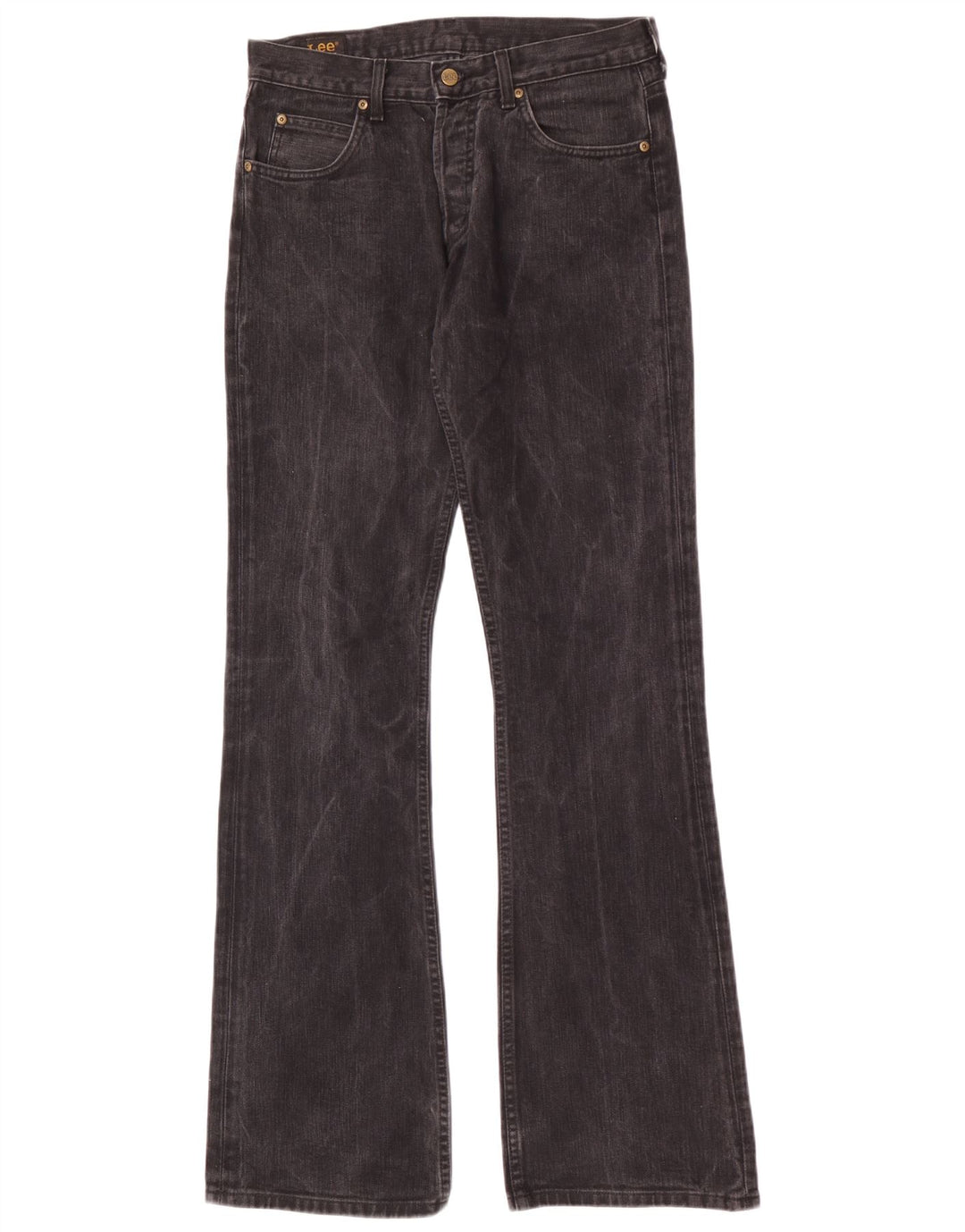 Lee Vaqueros Denver Bootcut para Hombre W33 L36 Algodón Negro
