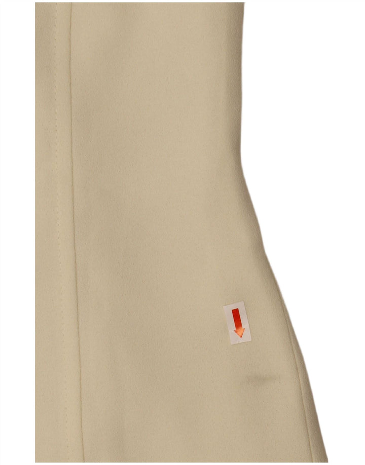 Marella Vestido tubo sin mangas para mujer UK 8 Small Off White Poliéster