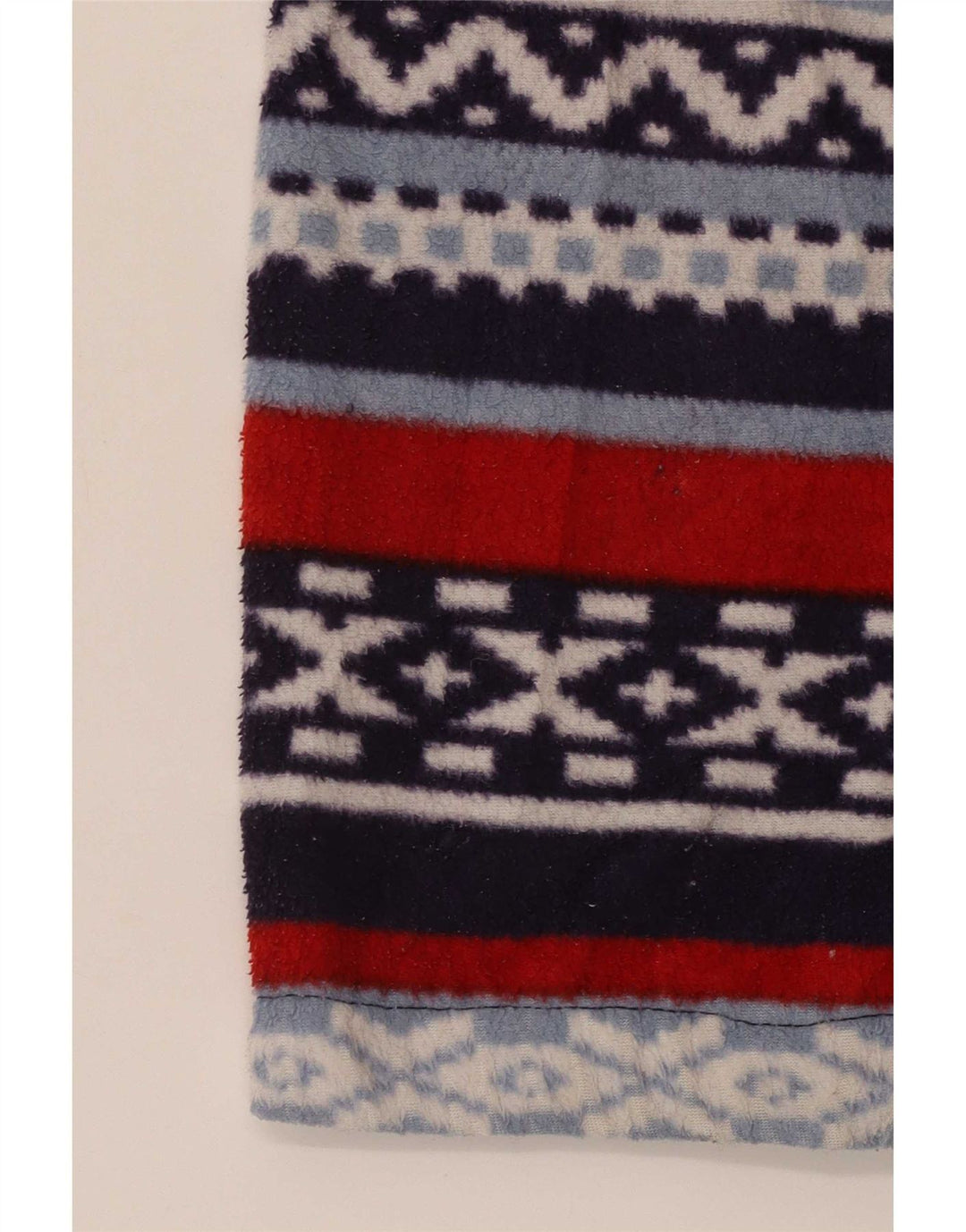 Vintage hombres chaqueta de lana Reino Unido 40 poliéster geométrico multicolor grande