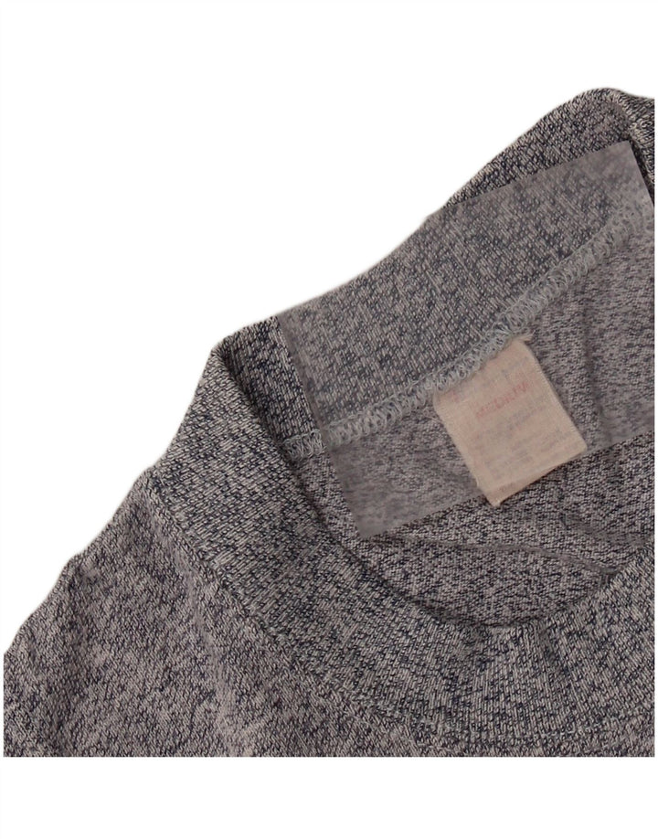 CHAMPION Top sin mangas para mujer UK 12 Gris medio moteado