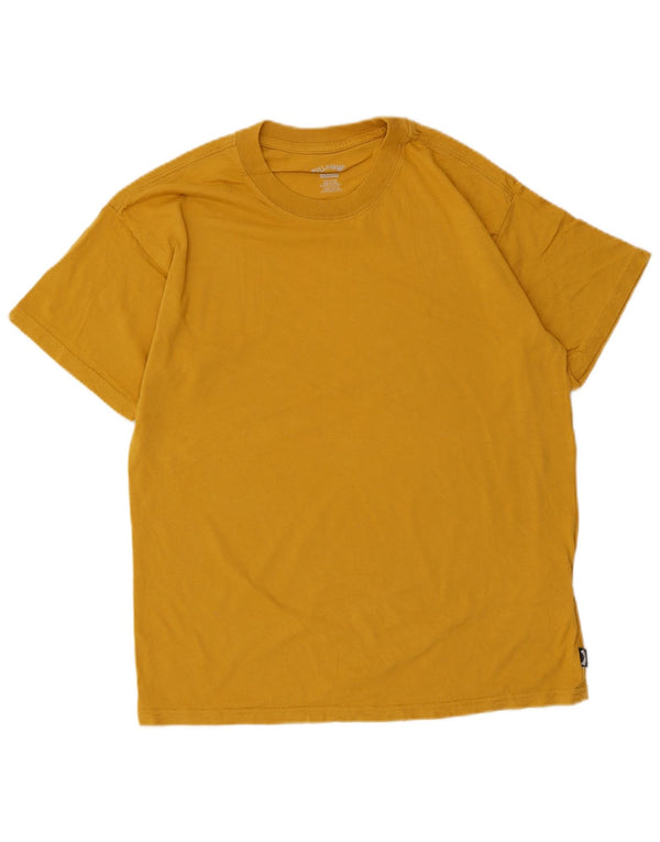 Billabong Hombre Camiseta Top XS Algodón Amarillo