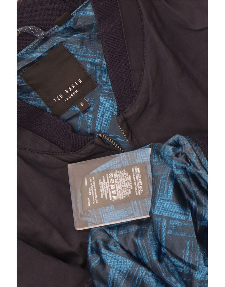 Chaqueta bomber para mujer Ted Baker Talla 5 XL Poliéster azul marino