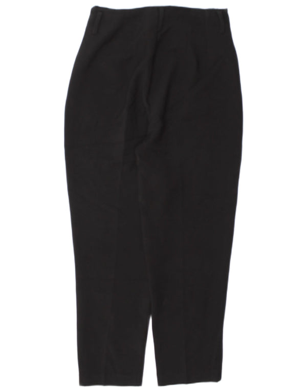 Zara Mujer Pantalón Casual Tapered Mediano W28 L27 Poliéster Negro