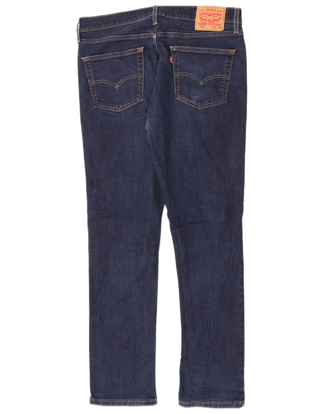 Levi's Hombre 511 Slim Jeans W36 L34 Algodón Azul