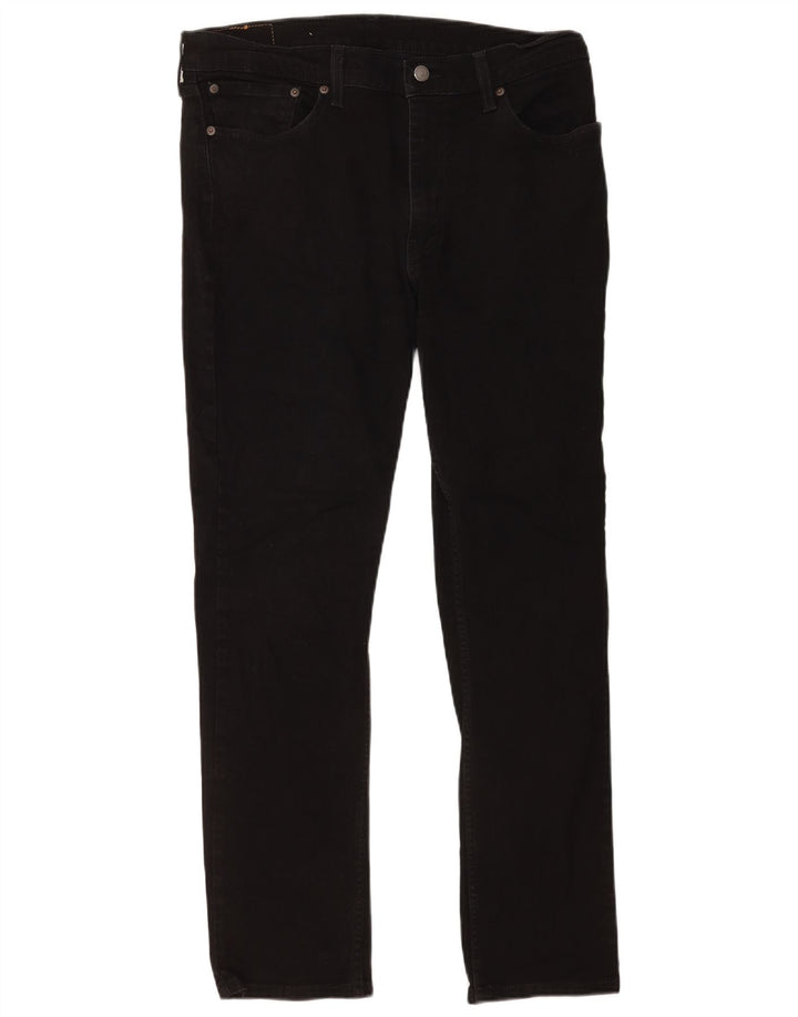 Levi's Hombre 511 Slim Jeans W36 L32 Algodón Negro