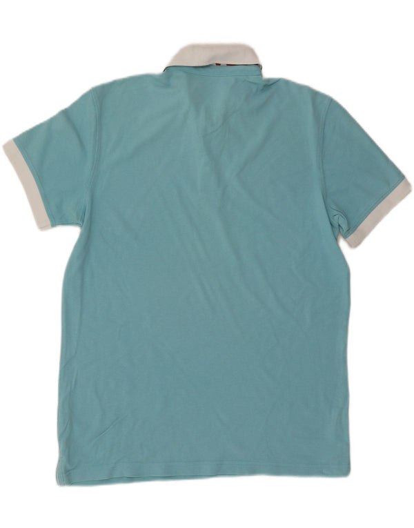 NAPAPIJRI Polo para hombre XL Algodón color block azul