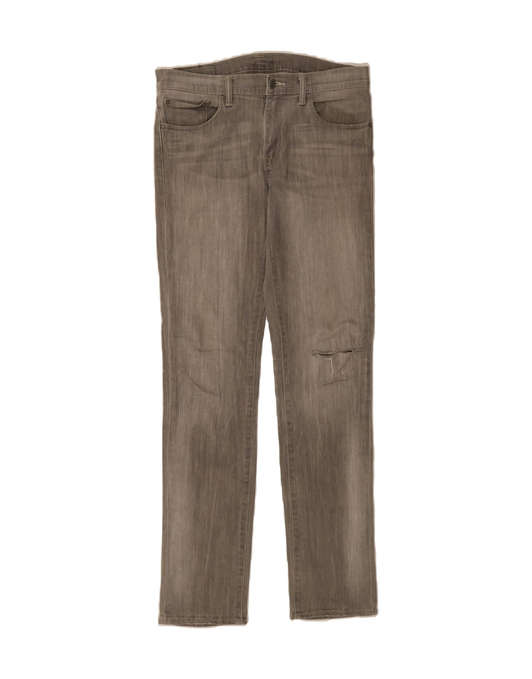 LEVI'S Mens Distressed Slim Jeans W32 L34 Grey Cotton Vintage Levi's and Second-Hand Levi's from Messina Hembry 