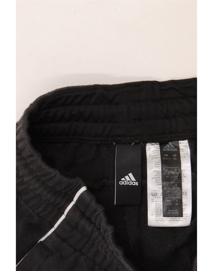 ADIDAS Pantalones de chándal para mujer UK 4/6 XS Negro Algodón