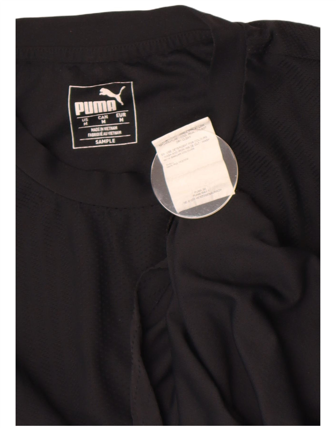 Camiseta Puma Hombre Top Medium Negro Poliéster