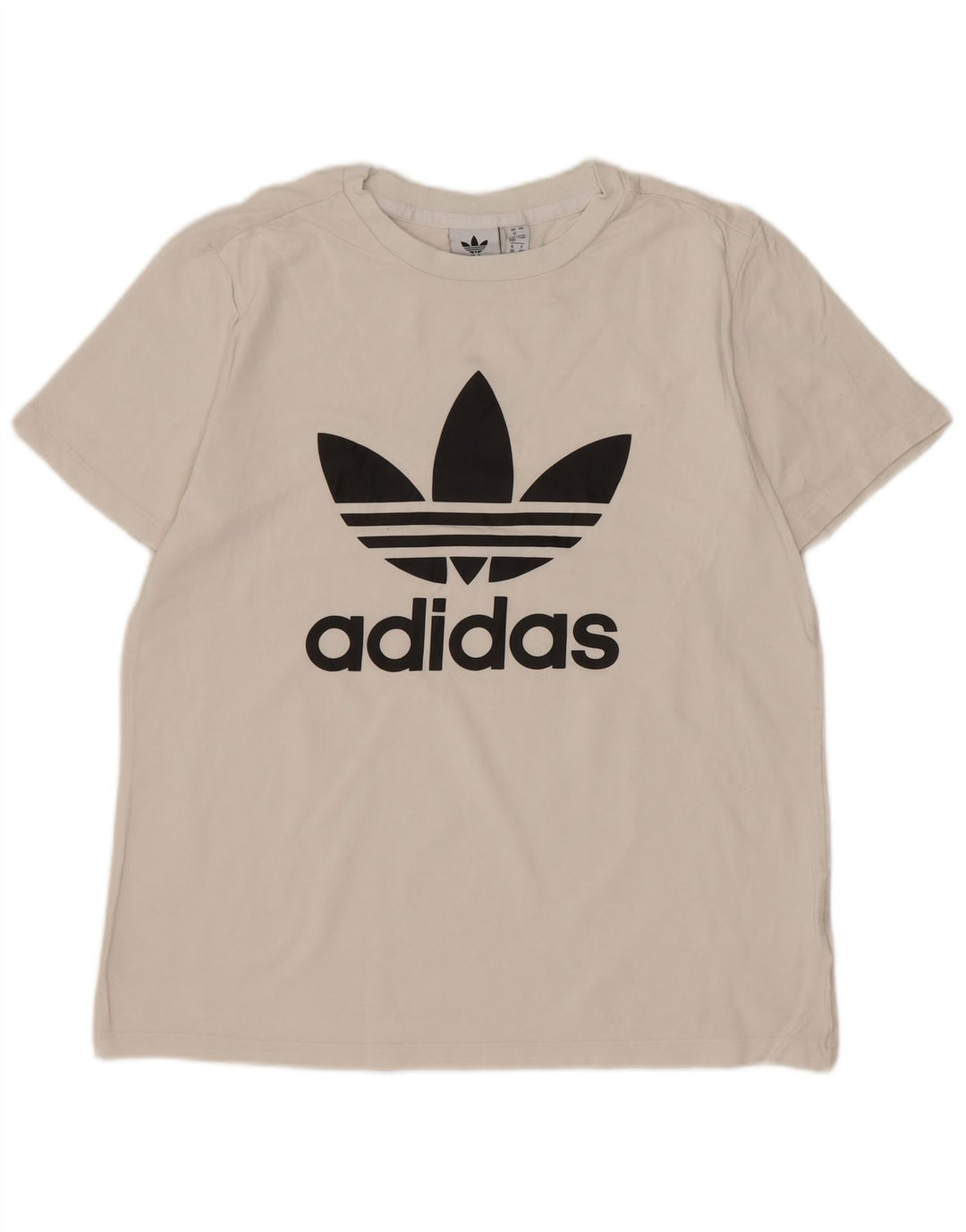 Adidas Camiseta gráfica para mujer Top UK 12 Medium White