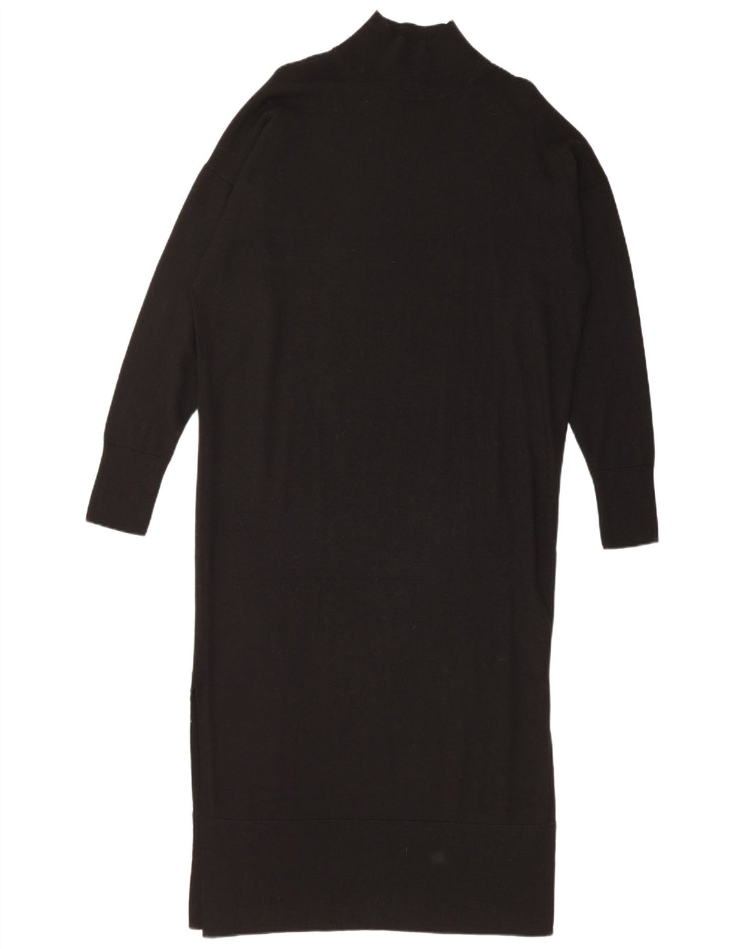 Cos Vestido maxi extragrande para mujer, talla 10, lana negra pequeña