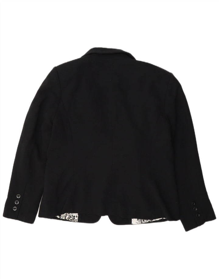 Marks & Spencer Chaqueta tipo blazer con 1 botón para mujer UK 46 Grande Azul marino