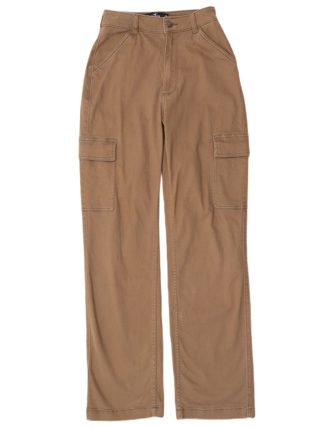 HOLLISTER Pantalones cargo de cintura alta para mujer US 00 2XS W23 L31 Beige