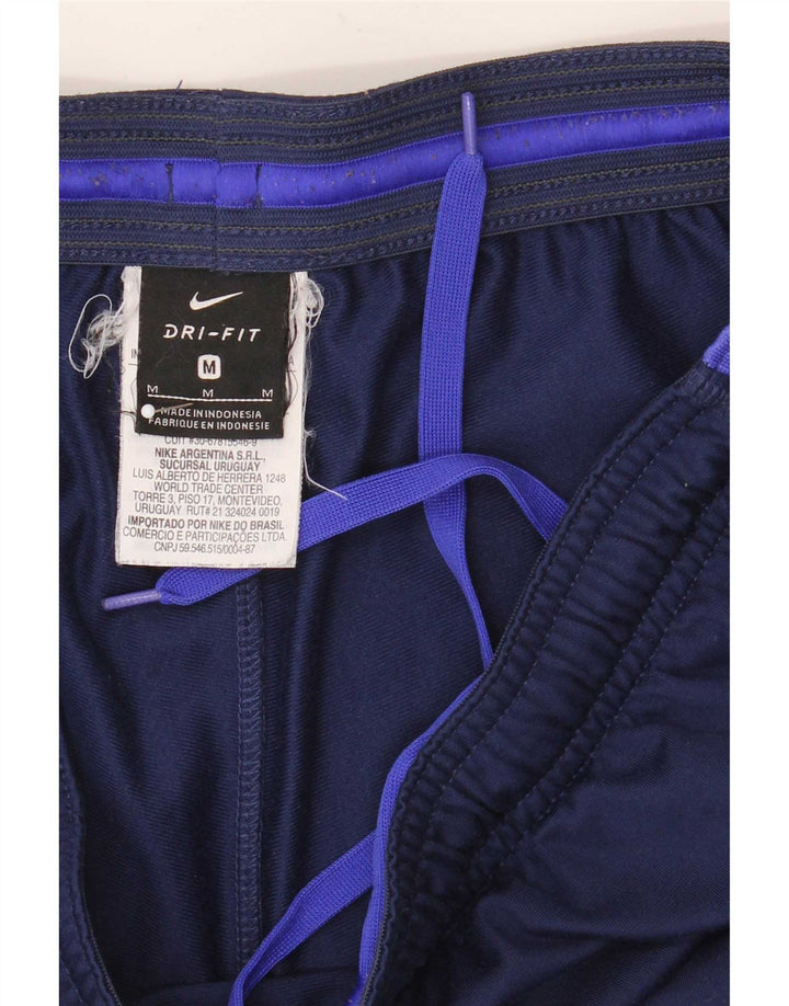 Pantalones De Chándal Nike Dri Fit Para Hombre Poliéster Color Block Azul Marino Medio