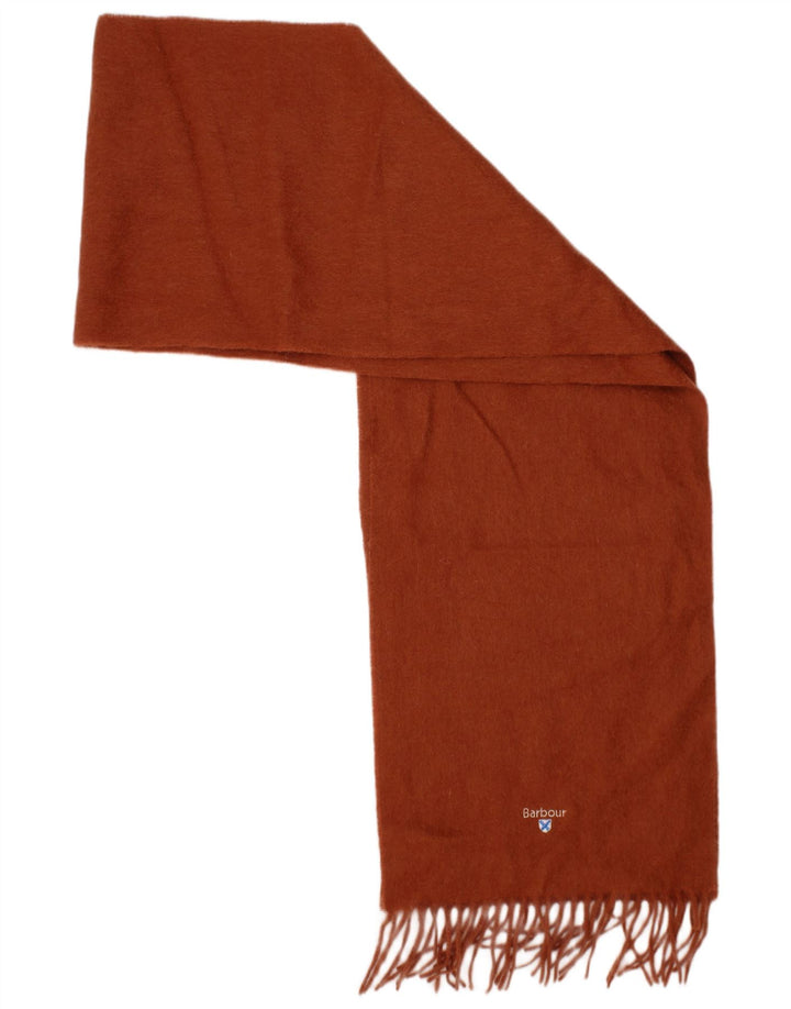 Barbour Bufanda rectangular para hombre talla única lana marrón clásica